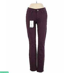 PAIGE Verdugo Ankle Skinny Jeans Vampire Red